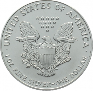 Preview: USA 1 Dollar 1993 Silver Eagle - 1 Unze Feinsilber